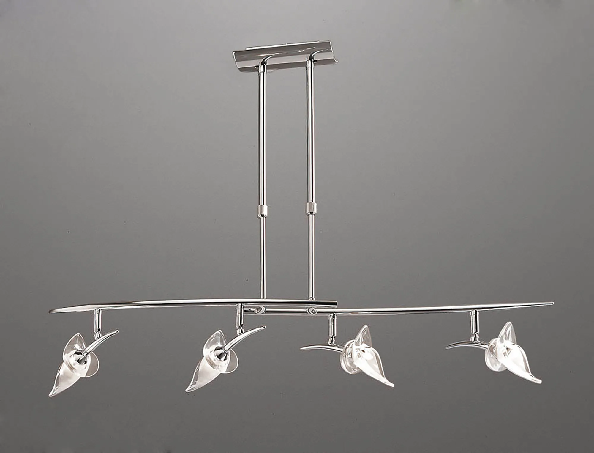Flavia Polished Chrome Ceiling Lights Mantra Linear Fittings Flavia Polished Chrome Ceiling Lights Mantra Linear Fittings